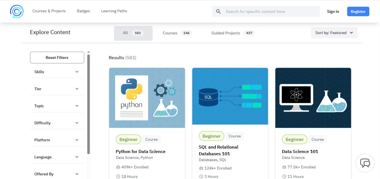 Cognitive Class Courses image