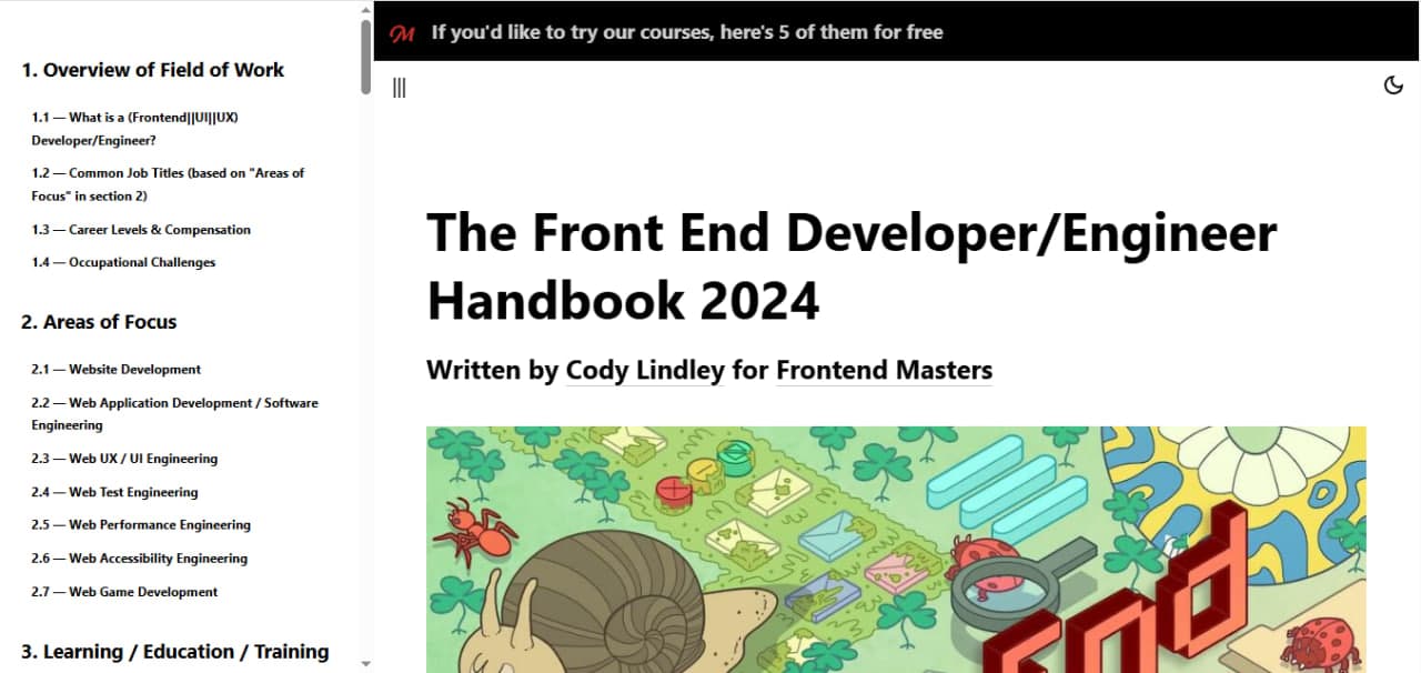 Front-End Handbook image