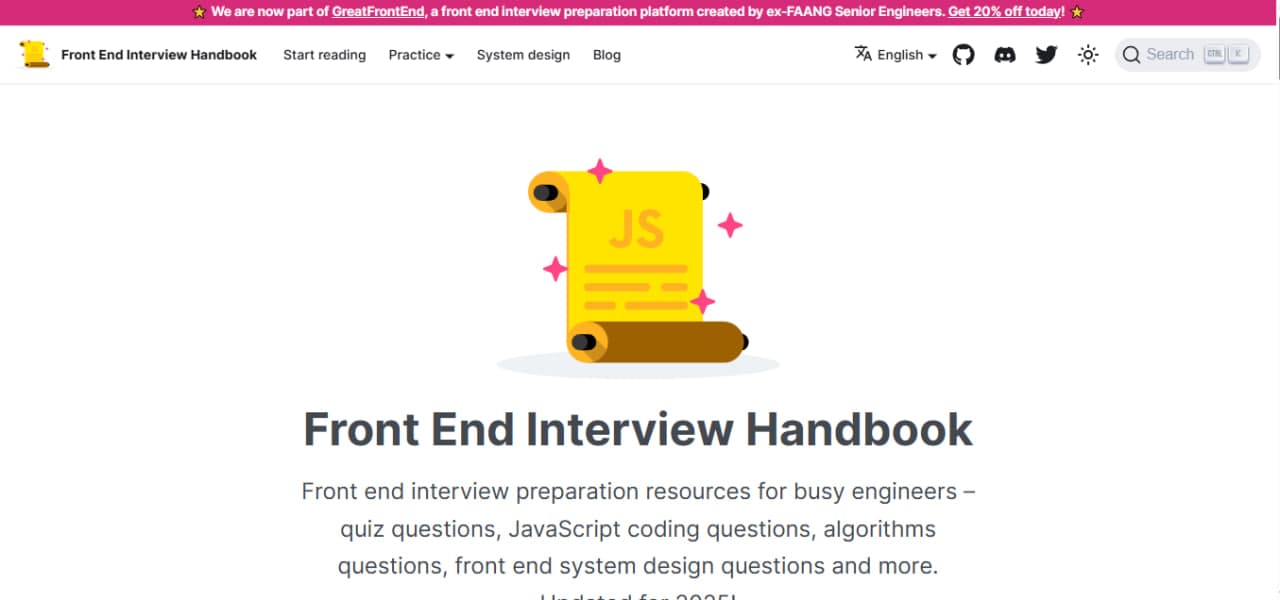 Frontend Interview Handbook image