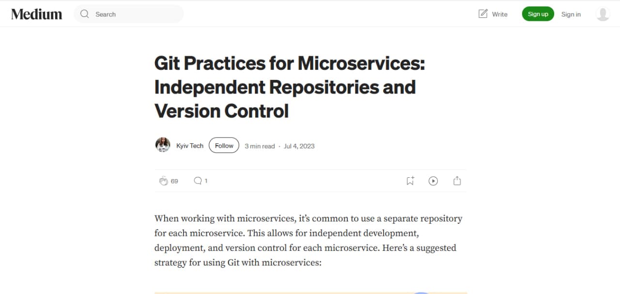 Git Practices for Microservices image