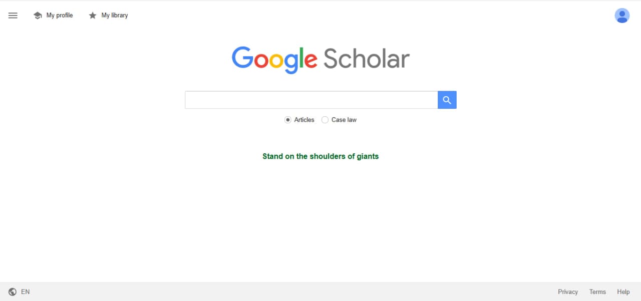 Google Scholar image