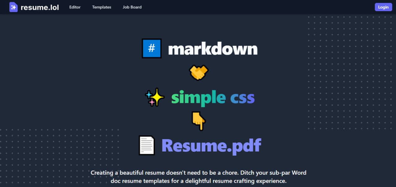 Resume.lol image
