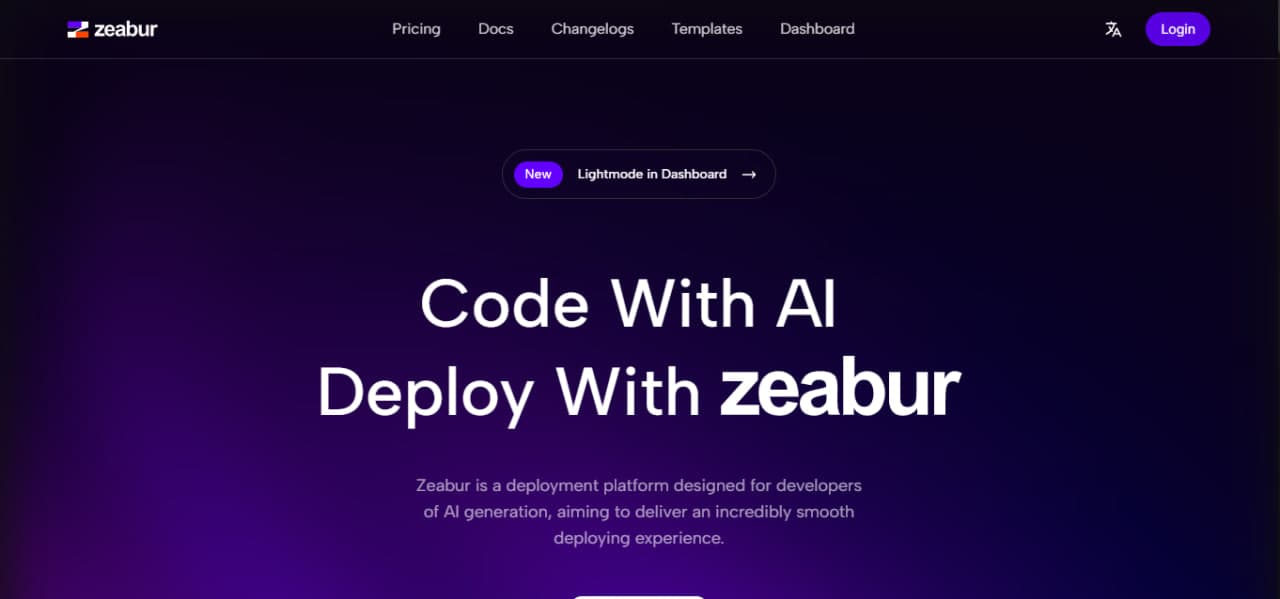 Zeabur image